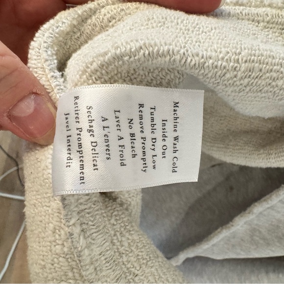 Frank & Eileen Belfast Sweatshirt Peacoat Size S Gray Melange - Picture 14 of 16